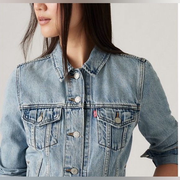 Levi's Jackets & Blazers - Levi’s Original Denim Trucker Jacket “All Mine” Medium Wash Women’s Medium